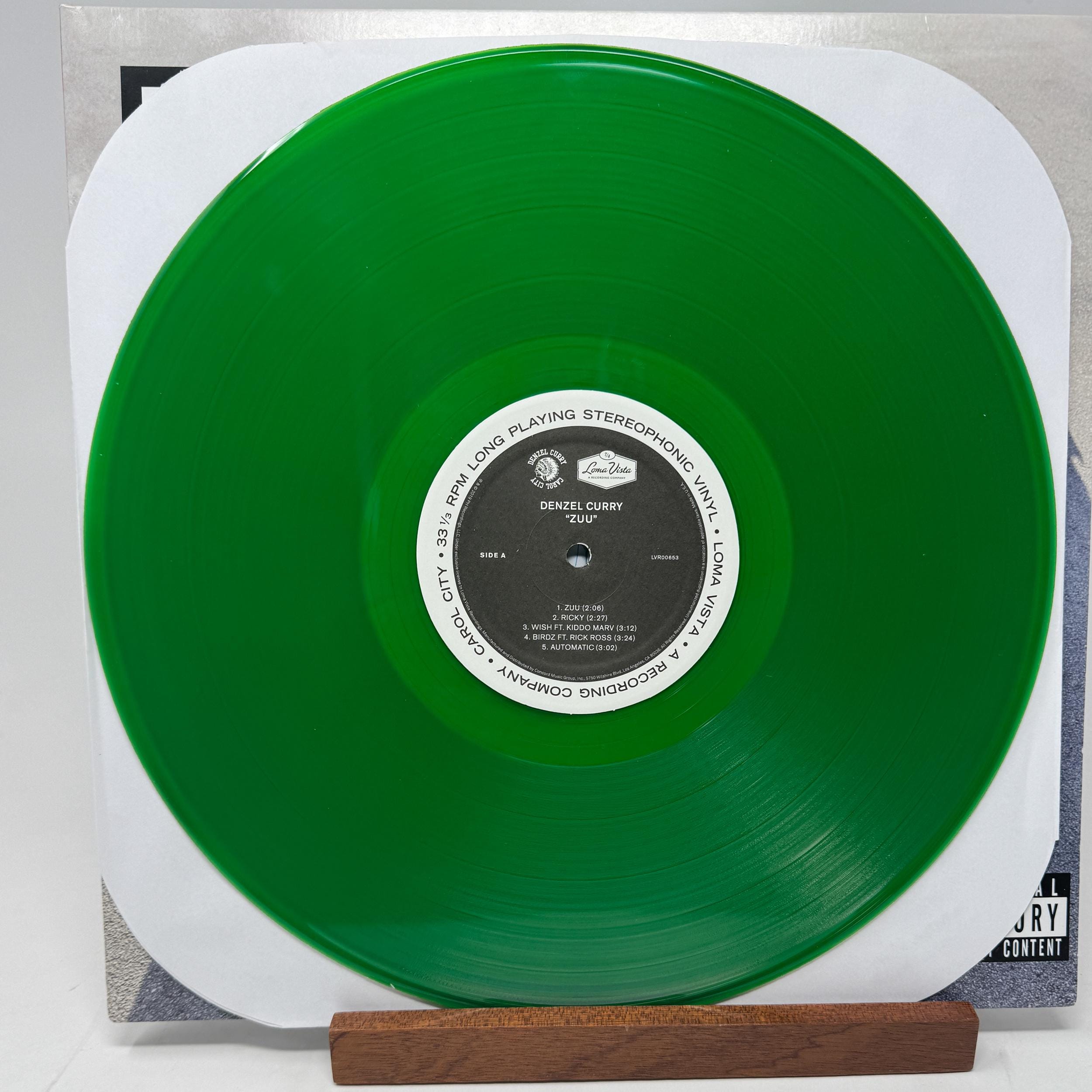 2019 Denzel Curry – Zuu Vinyl Record Green Transparent, 180g Loma