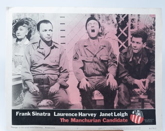 1962 Frank Sinatra in "The Manchurian Candidate" (United Artists Corp) Original Vintage Movie theatre display 62/412