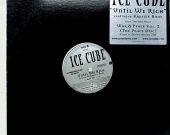 Disco de vinilo vintage Ice Cube Until We Rich de 1999, Priority Records SPRO 81221, 12 pulgadas, promocional