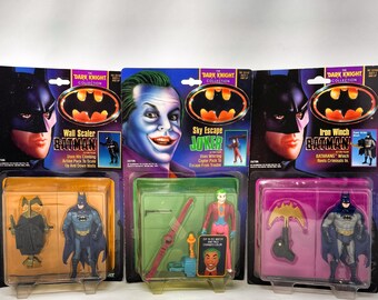 Vintage 1990 Kenner DC Comics Batman The Dark Knight Collection Batjet Jet Plane (INCOMPLETE