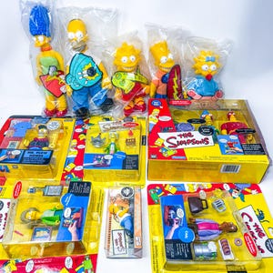 1990-2001 Ultimate Simpsons Collector Lot – All New in Package (Bundle Deal)
