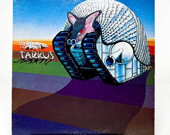 1971 Emerson, Lake & Palmer Tarkus Vintage Vinyl Record Album Cotillion SD 9900 Gatefold Presswell Pressing