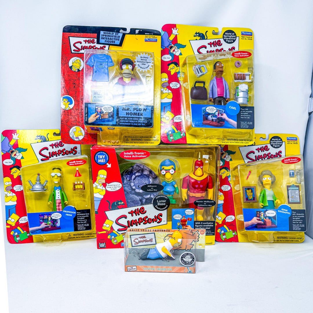 1990-2001 Ultimate Simpsons Collector Lot – All New in Package (bundle ...