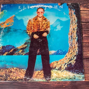 1974 Elton John Caribou LP Vinyl Record Album MCA Records MCA-2116