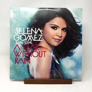 2020 Selena Gomez & The Scene A Year Without Rain Vinyl Record Limited Edition, Ice Blue  with Black Splatter Hollywood Records D000462502