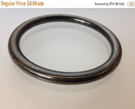 SALE NOW Vintage Moonglow Gray Bangle Bracelet Gr… - image 1