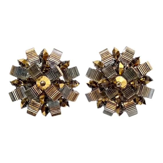 Made in Austria Earrings, Exquisite Cut Glass and… - image 1