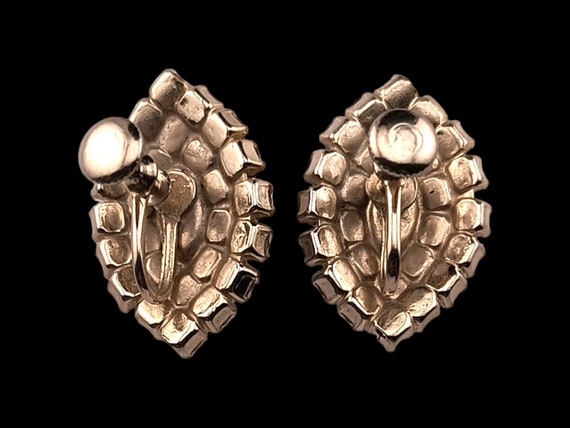 Rhinestone Earrings, Aurora Borealis Rhinestone E… - image 2