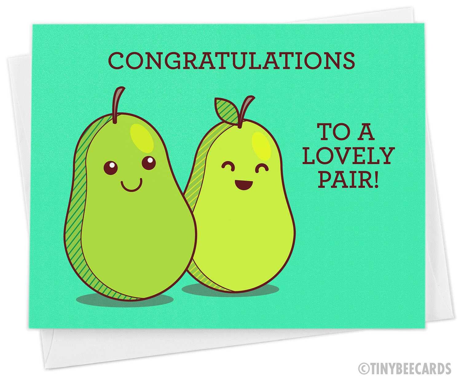 Funny Wedding Card Congratulations to A Lovely Pair Cute - Etsy Australia Funny Wedding Card Congratulations to A Lovely Pair Cute - Etsy Australia