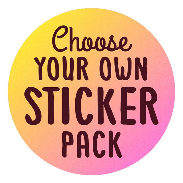 Stickers Mix and Match Etsy