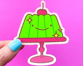 Jelly Dessert Gelatin Mold Cake Foodie Vinyl Sticker