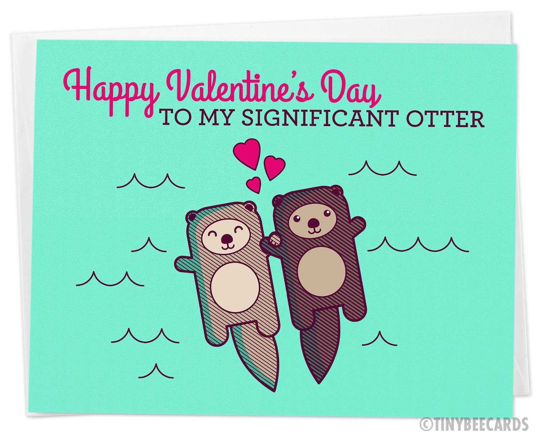 Cute Valentines Day Card Significant Otter, Funny Valentine's Day Card,  Love Card, Otter Pun Card, I Love You Card, Fun V-day Card -  Canada