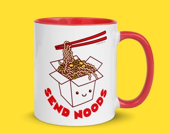 Cute Send Noods Ramen Coffee Mug