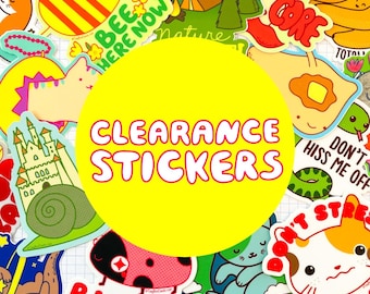 Clearance Vinyl Sticker Pack - Mystery Lucky Dip Random Decals