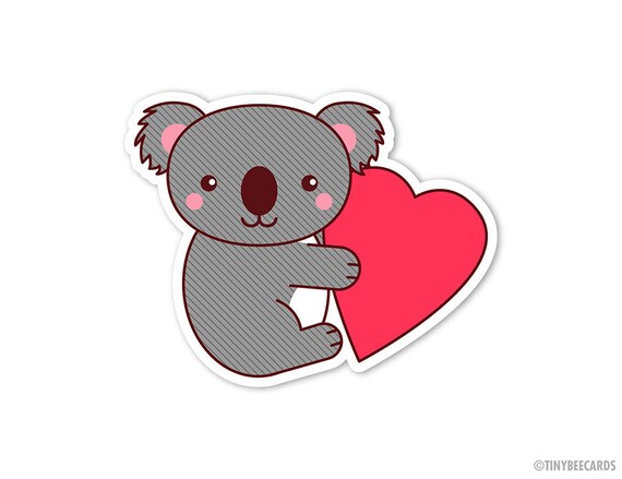 Cute Koala Stickers for kids animal Decals Wholesale sticker supplier 