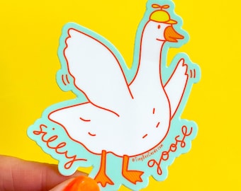 Silly Goose Vinyl Sticker
