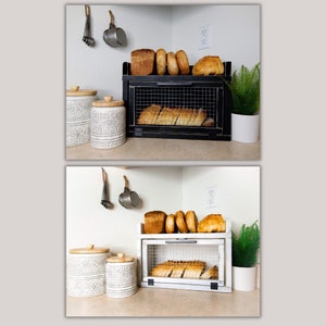 Breadbox, Chicken wire box, Decorative box, Farmhouse box, Counter decor, Cubby, Cupboard, Kitchen