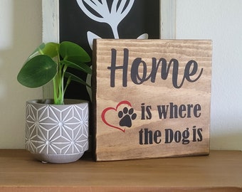paw print, home is where the dog is, pet sign, dog sign, home sign, gift