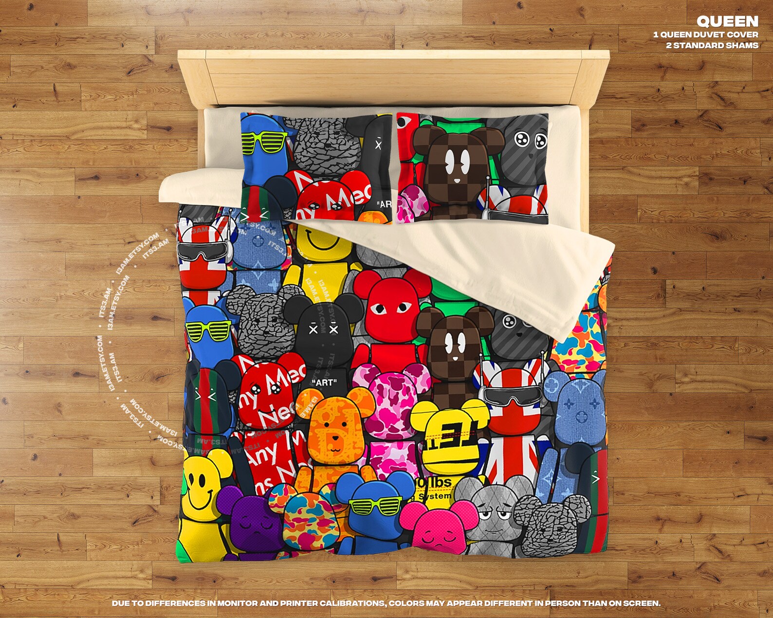 Toy Soldiers Bedding Set Colorful Hypebeast Room Etsy