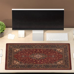 The Dude Desk Mat XL Gaming Mouse Pad, Large Mousepad, Extended Mousepad, Persian Rug Design, Movie Theme Decor, Gift for Movie Lovers image 9