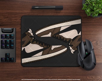 Cactus Mouse Pad • Sneakerhead Gaming Mousepad, Retro Sneakers, Sneaker Decor, Streetwear, Hypebeast Decor, Gaming Desk Accessories