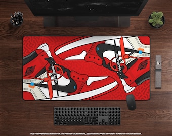 Shoelaces Desk Mat • XL Gaming Mouse Pad, Large Mousepad, Gaming Mat, Streetwear, Hypebeast, Sneakerhead, Sneaker Decor, Desk Accessories