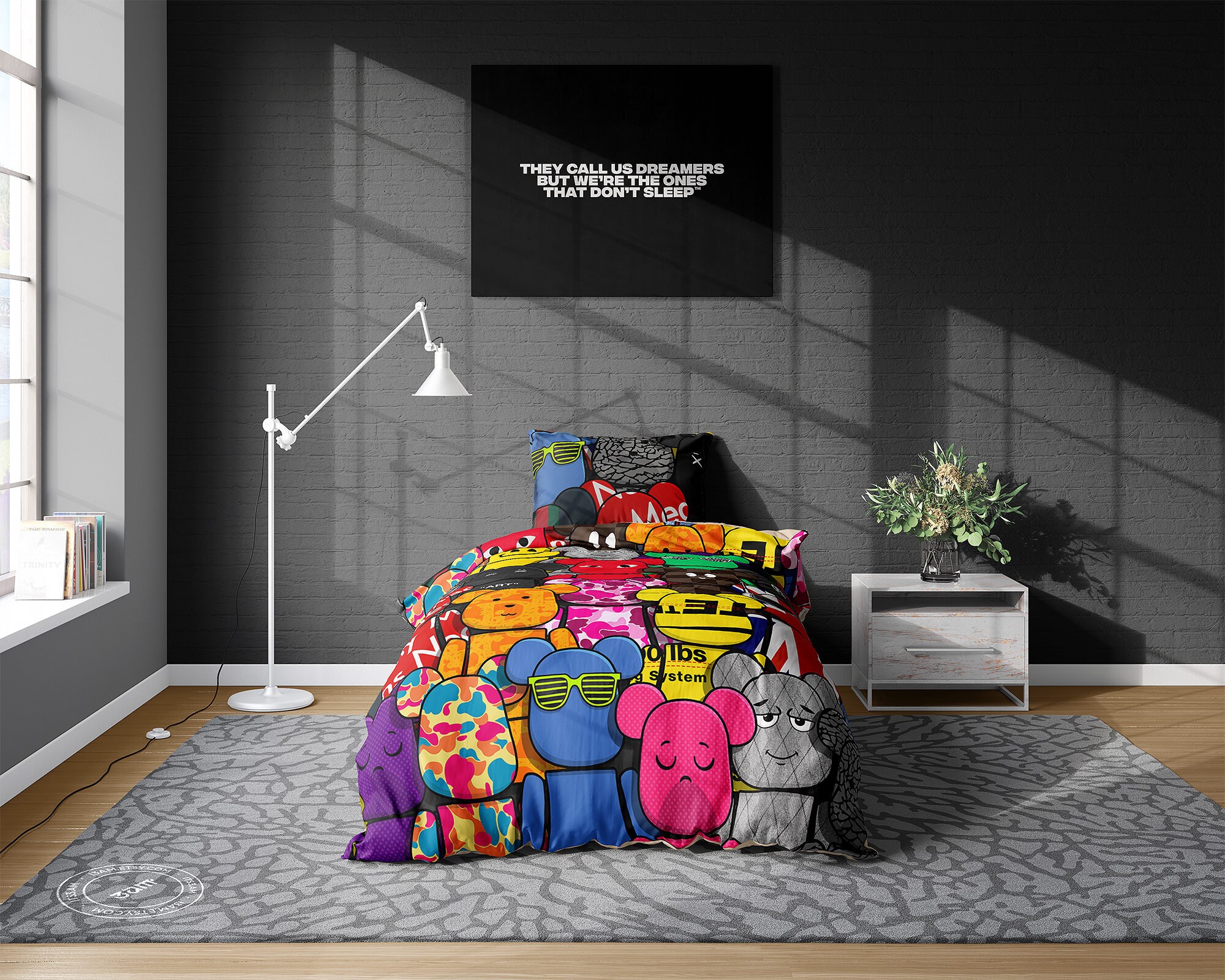 Toy Soldiers Bedding Set Colorful Hypebeast Room Etsy