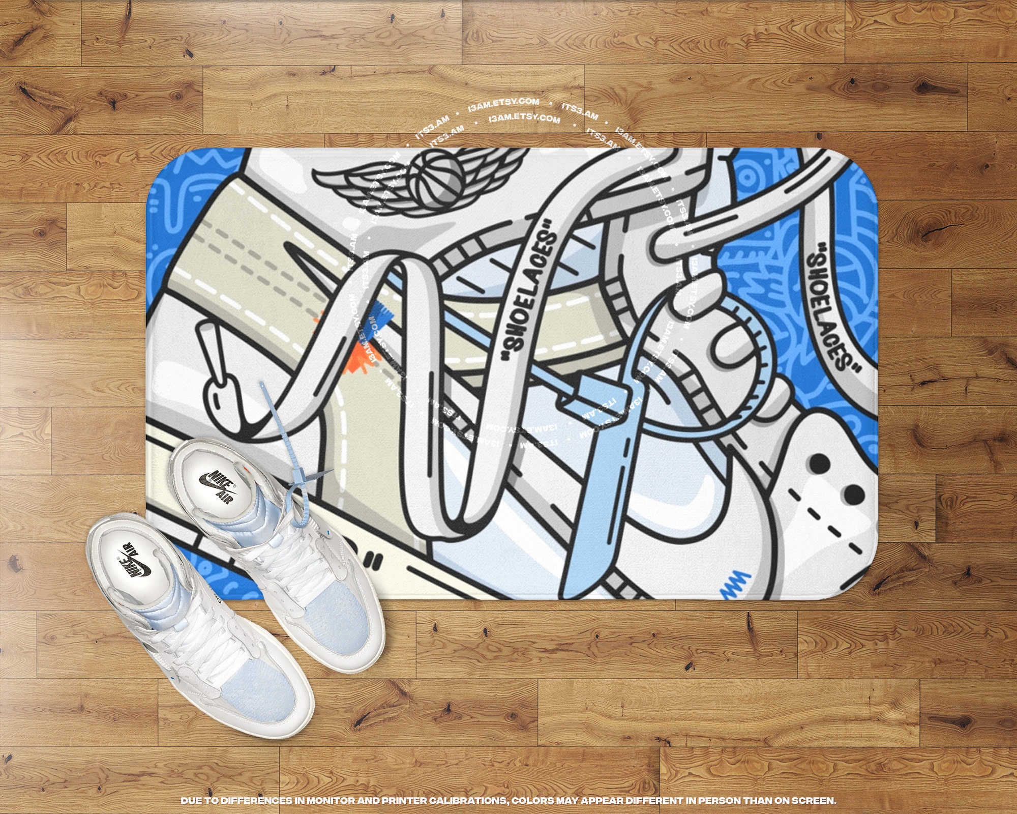 Sneaker Hype Doormat Anti-skid Super Absorbent Bathroom Floor Mats