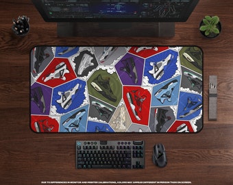 FOURS Colorways Desk Mat • Sneakerhead, Sneaker Mousepad XXL, Hypebeast, XL Gaming Mouse Pad, Large Mousepad, Gaming Mat, Desk Accessories
