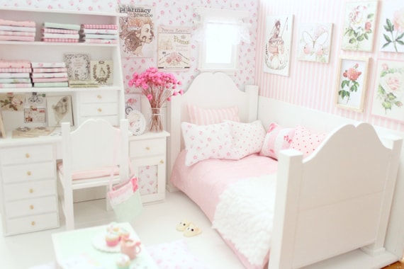 White Lightings Doll Bedroom Diorama | Etsy