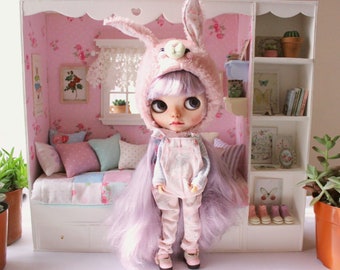 Bedroom Roombox Doll Diorama Blythe/Pullip/BJD/Pure Neemo/Lati/Pukifee/Yosd/Holala