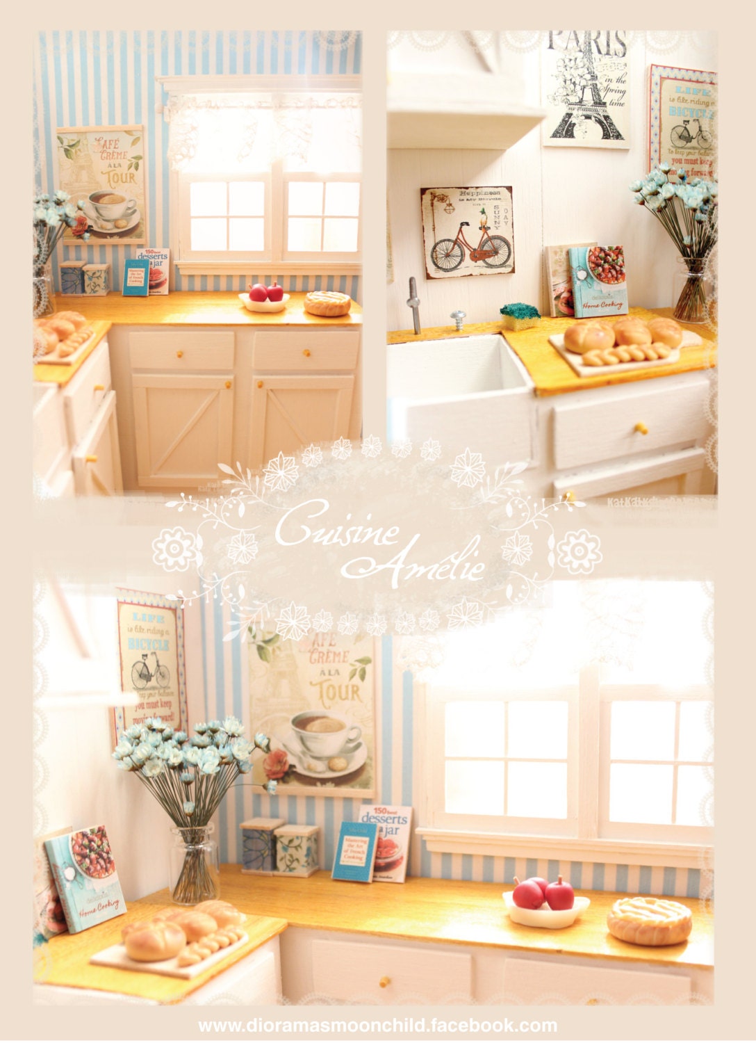 Kitchen Doll OOAK Diorama cuisine Amélie Etsy Norway