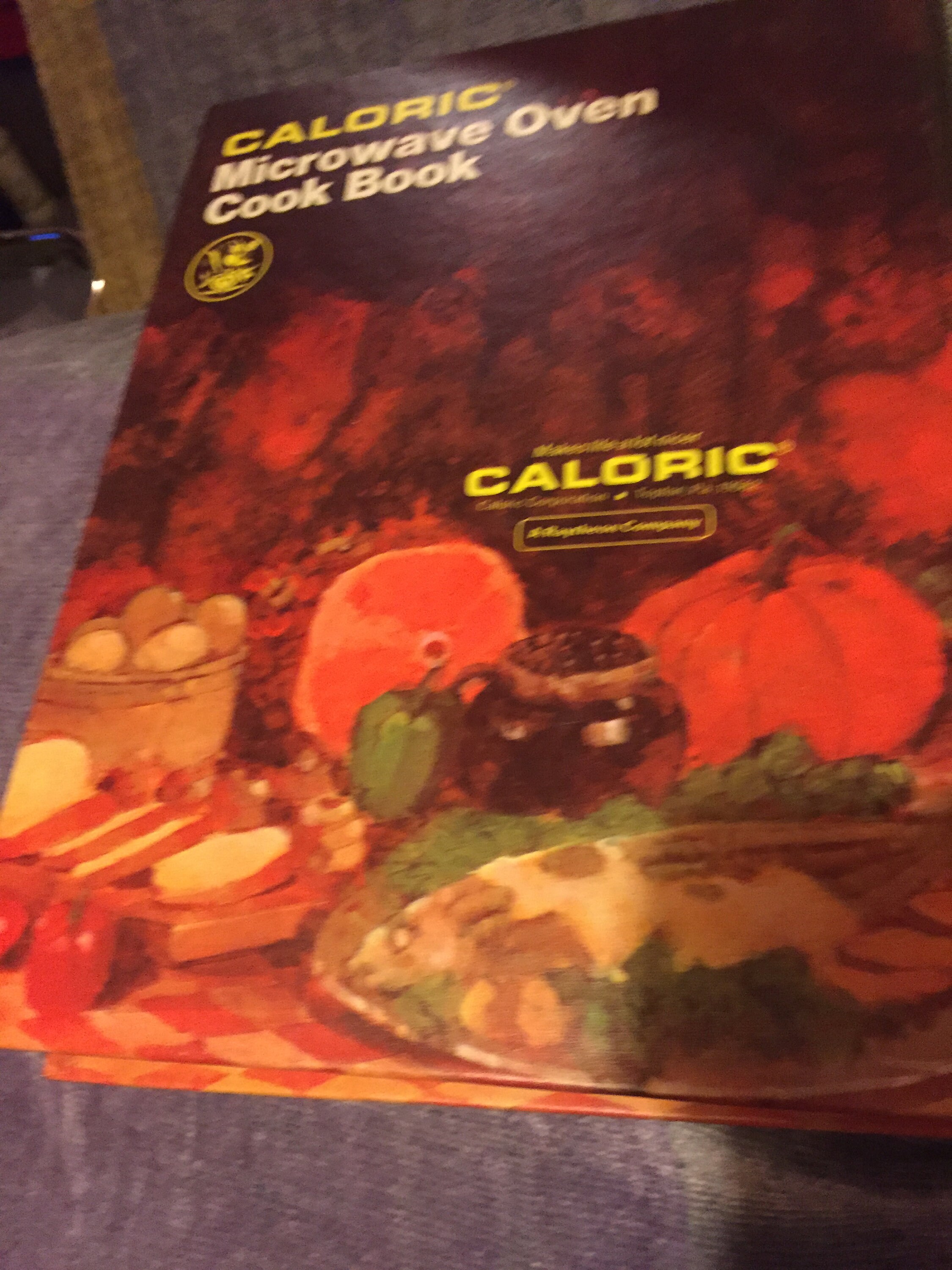 1970's Caloric Microwave Cookbook Etsy