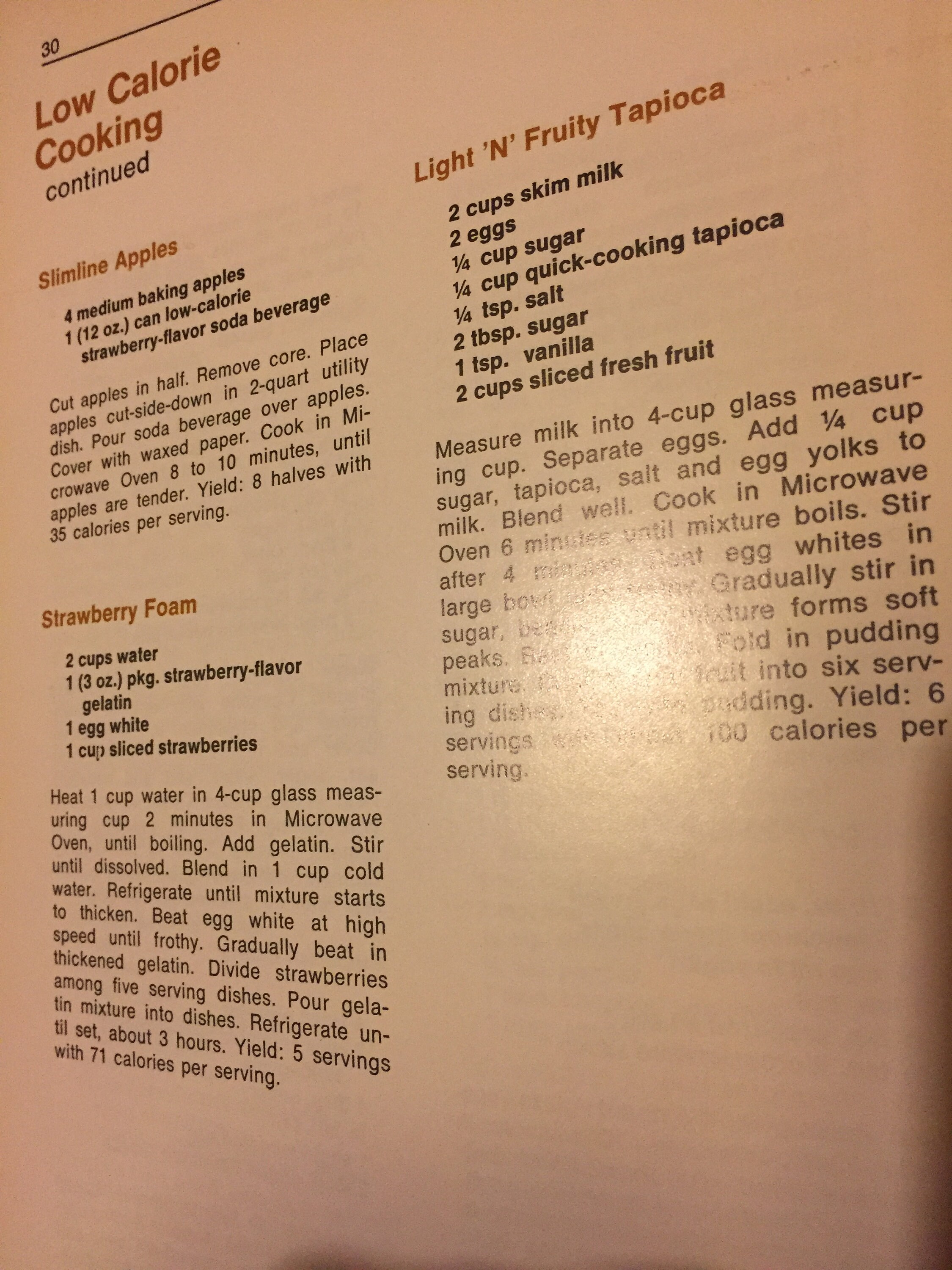 1970's Caloric Microwave Cookbook Etsy
