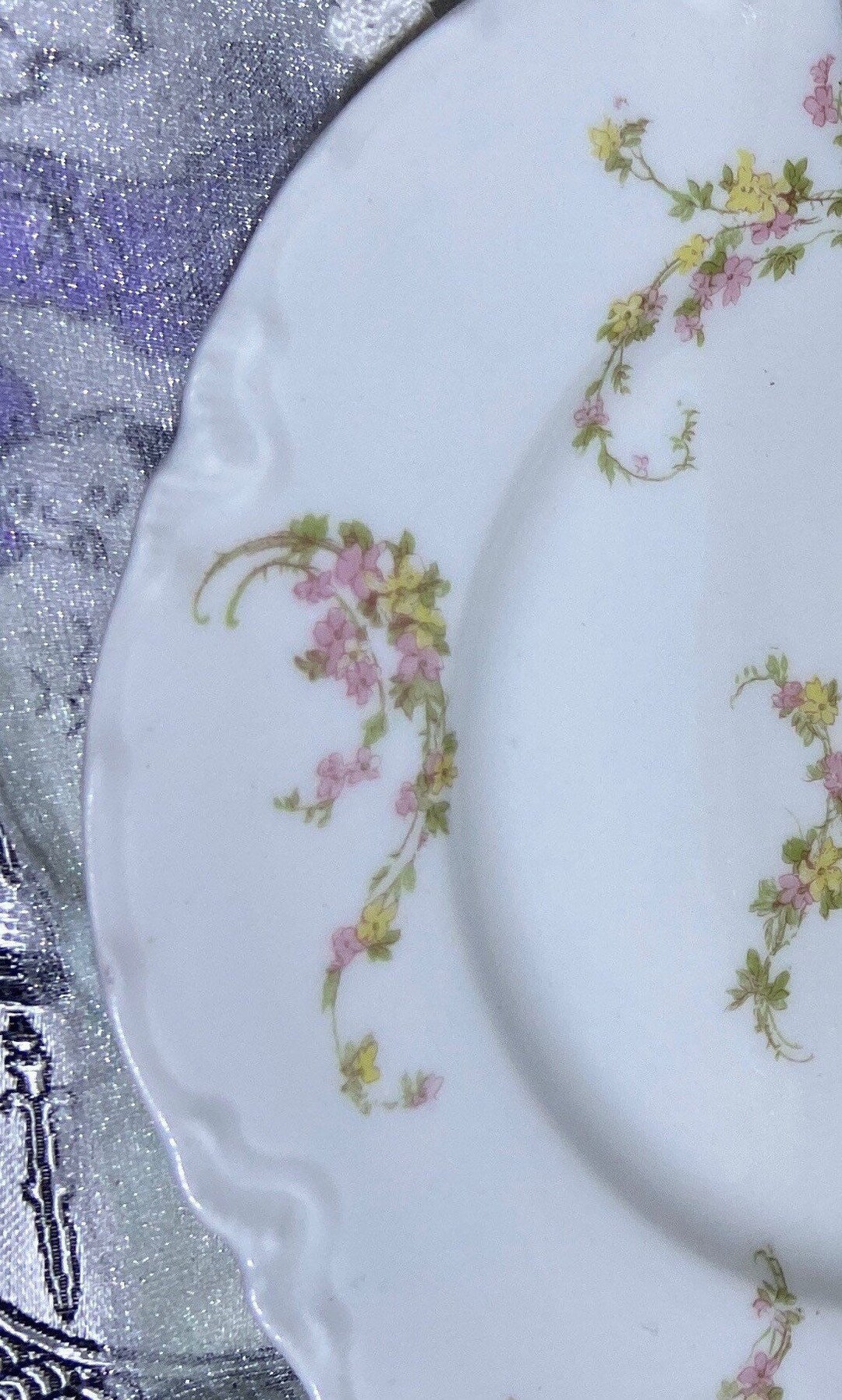 Haviland & Co France Limoges Schleiger normapattern Scalloped Edge