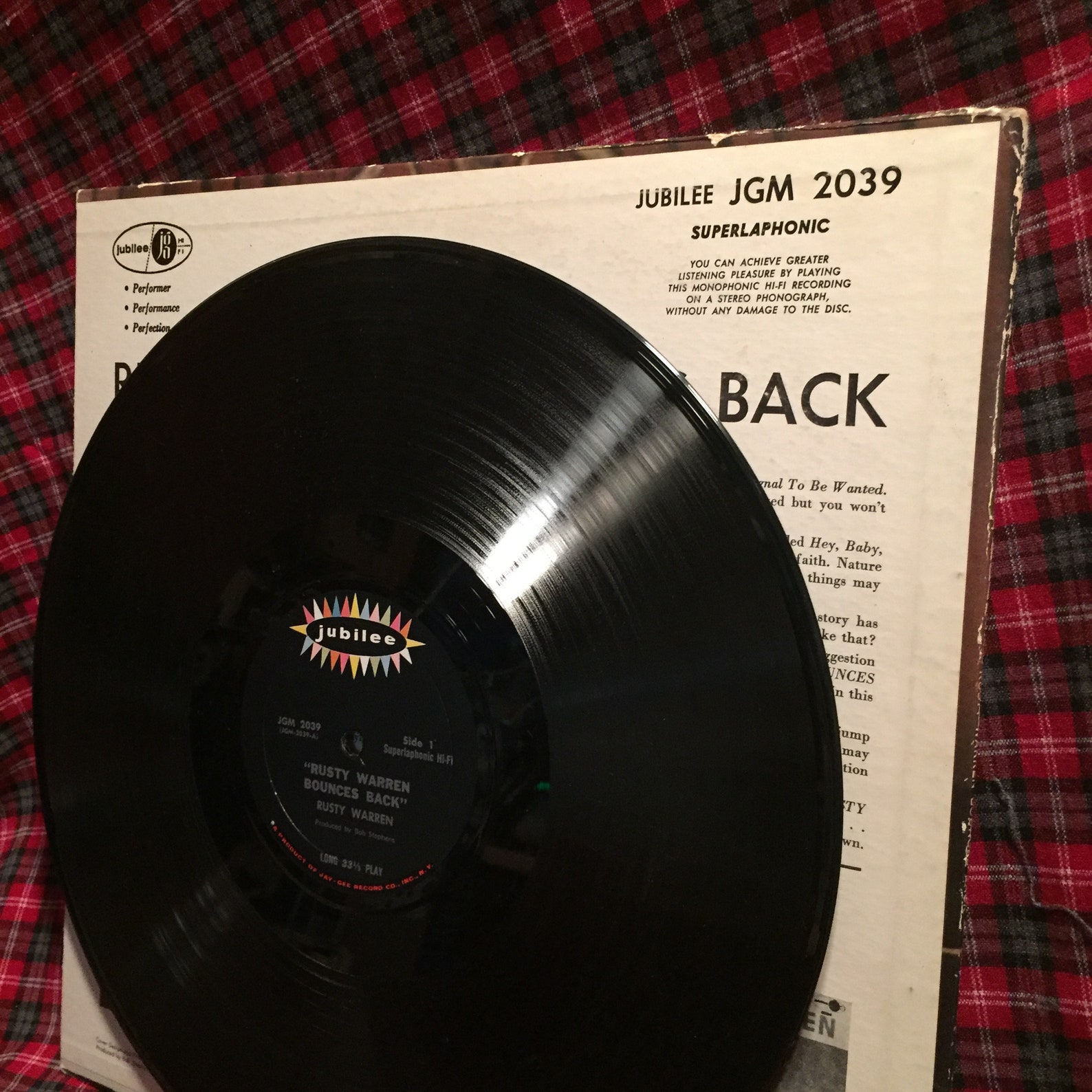 Rusty Warren Bounces Back/ Comedy Album for Adults Only /JGM | Etsy