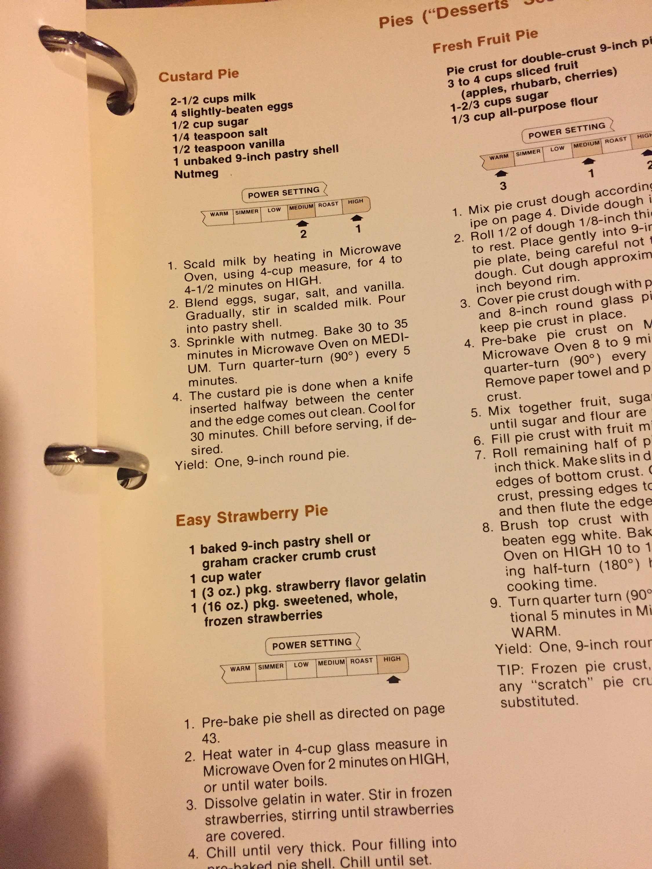 1970's Caloric Microwave Cookbook Etsy