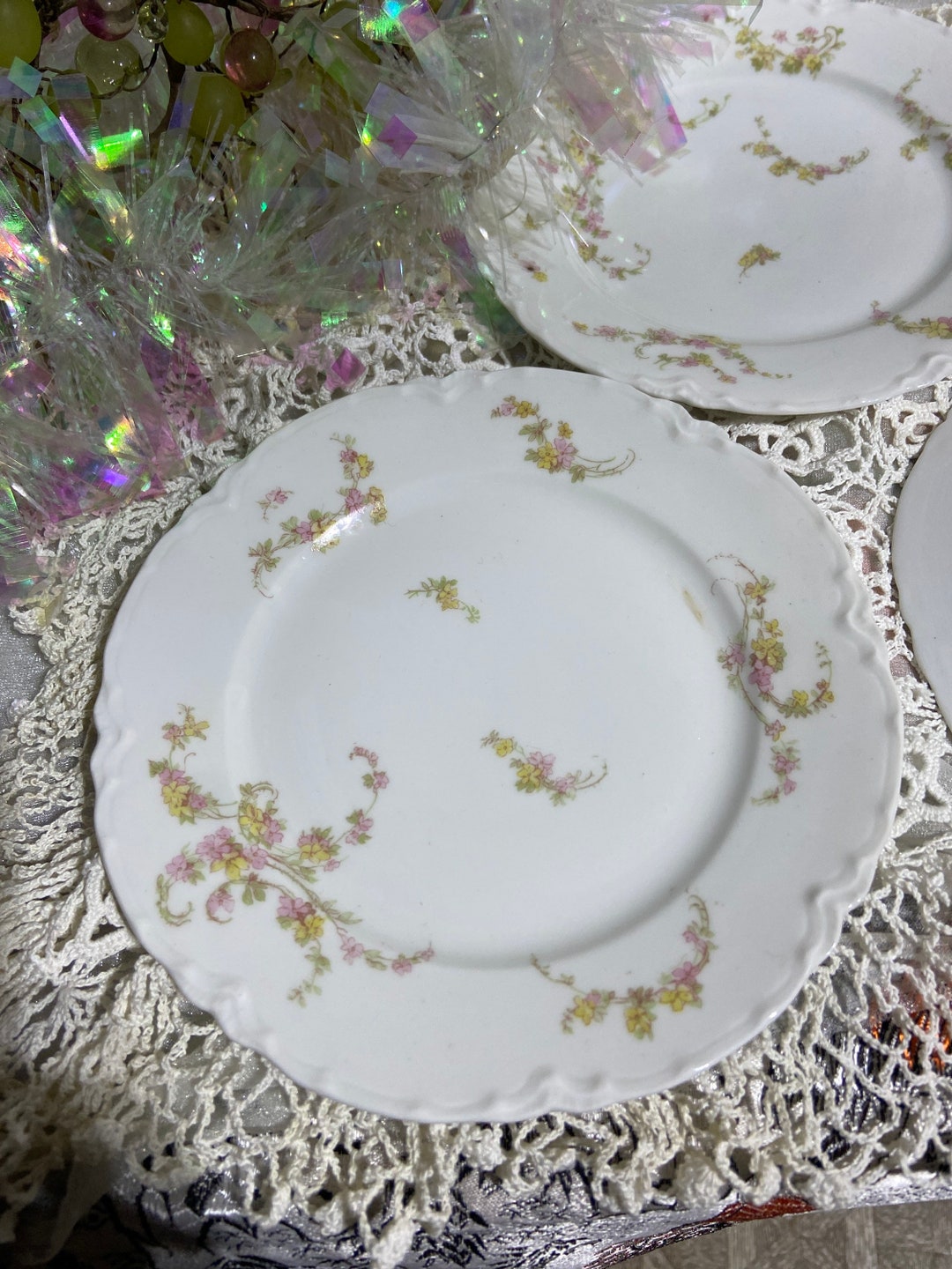 Haviland & Co France limoges Schleiger Scrolled norma Lot of 4