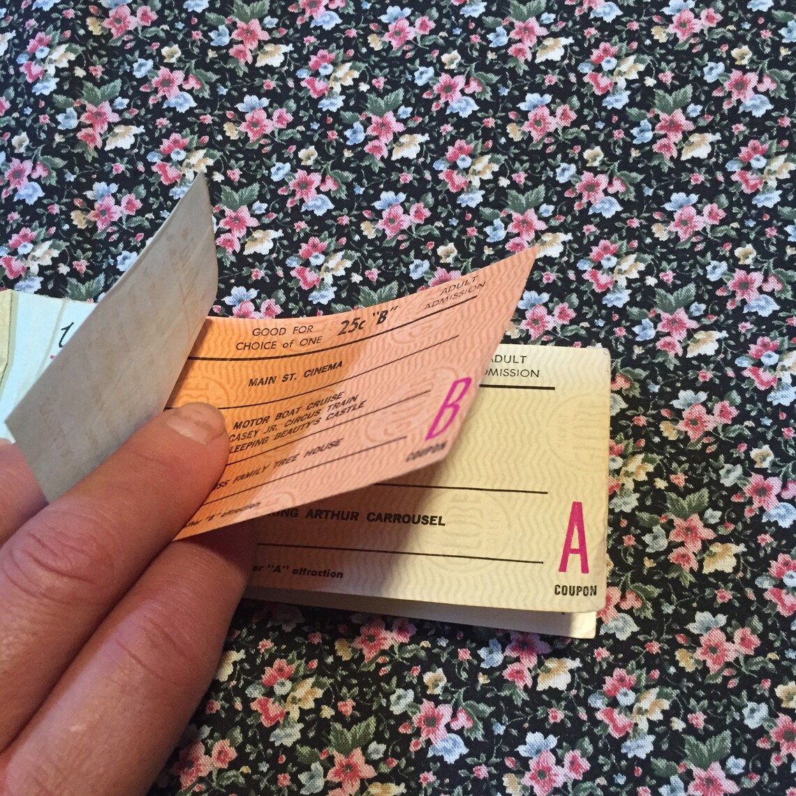 Disneyland Admission Ticket Coupon Book Walt Disney 1960s Etsy