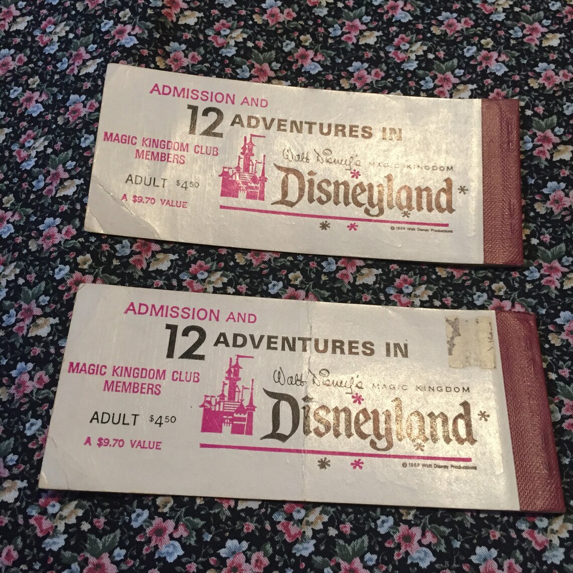 Disneyland Admission Ticket Coupon Book Walt Disney 1960s Etsy