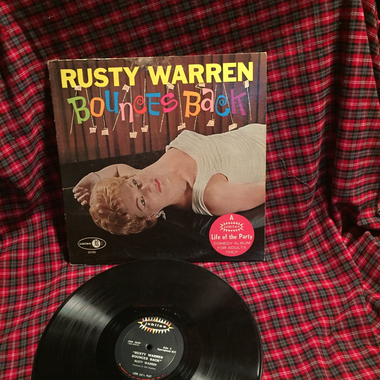 Rusty Warren Bounces Back/ Comedy Album for Adults Only /JGM | Etsy