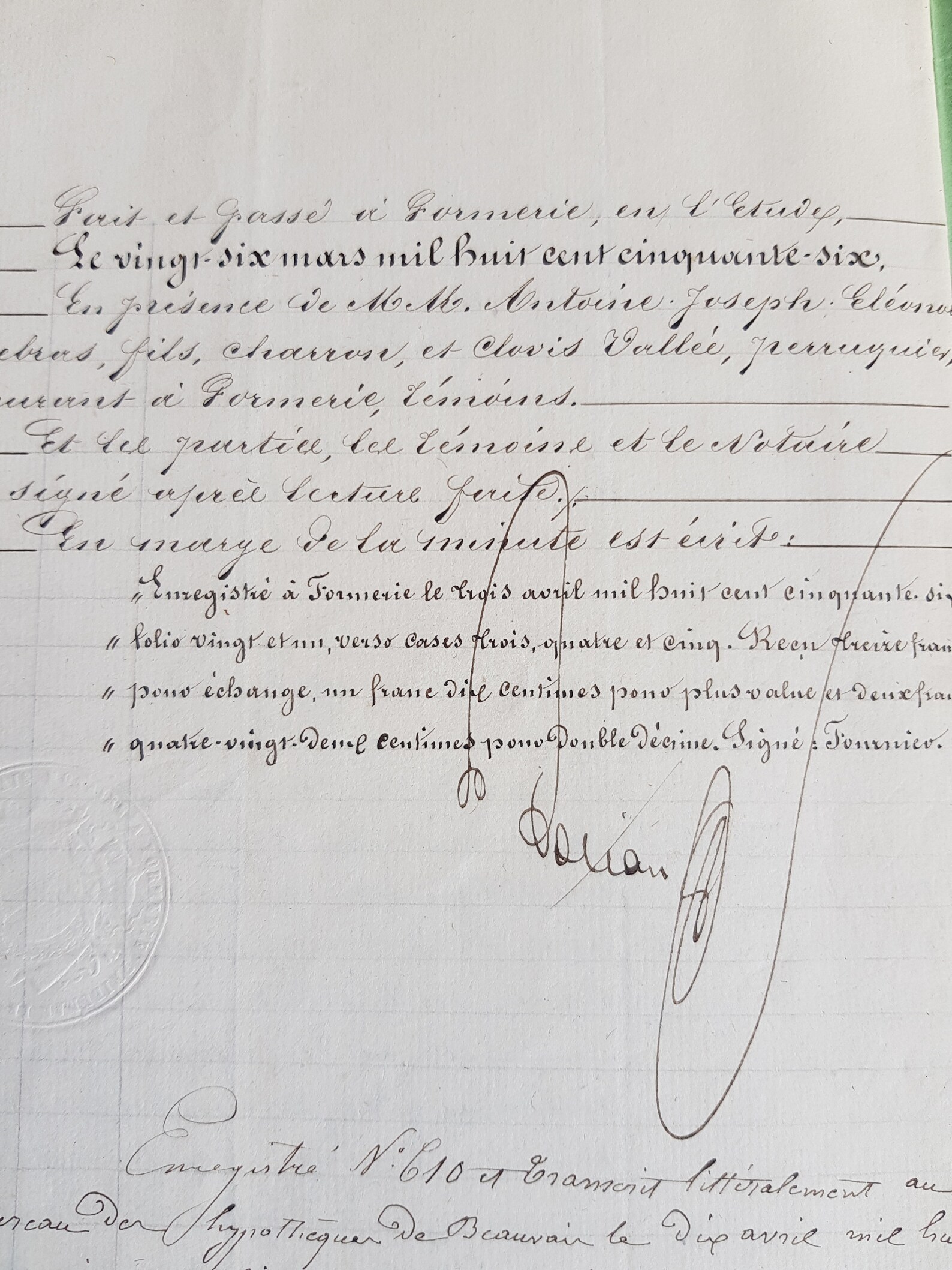 Manuscrits Juridiques Anciens - France Fin XVIIe (vers 1690) Par De Billy, Oise