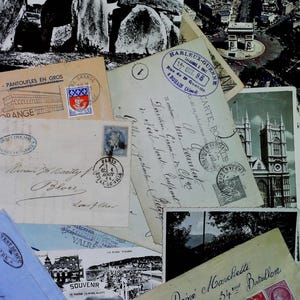 kit per scrapbooking diario spazzatura composto da vecchi documenti per copertine di giornali, bella decorazione, cestino, Francia Europa