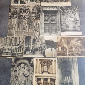 Cartes postales vintage FRANÇAISES USÉES, âges assortis et styles années 40-80, Send, Create, Scrapbook ou Journal