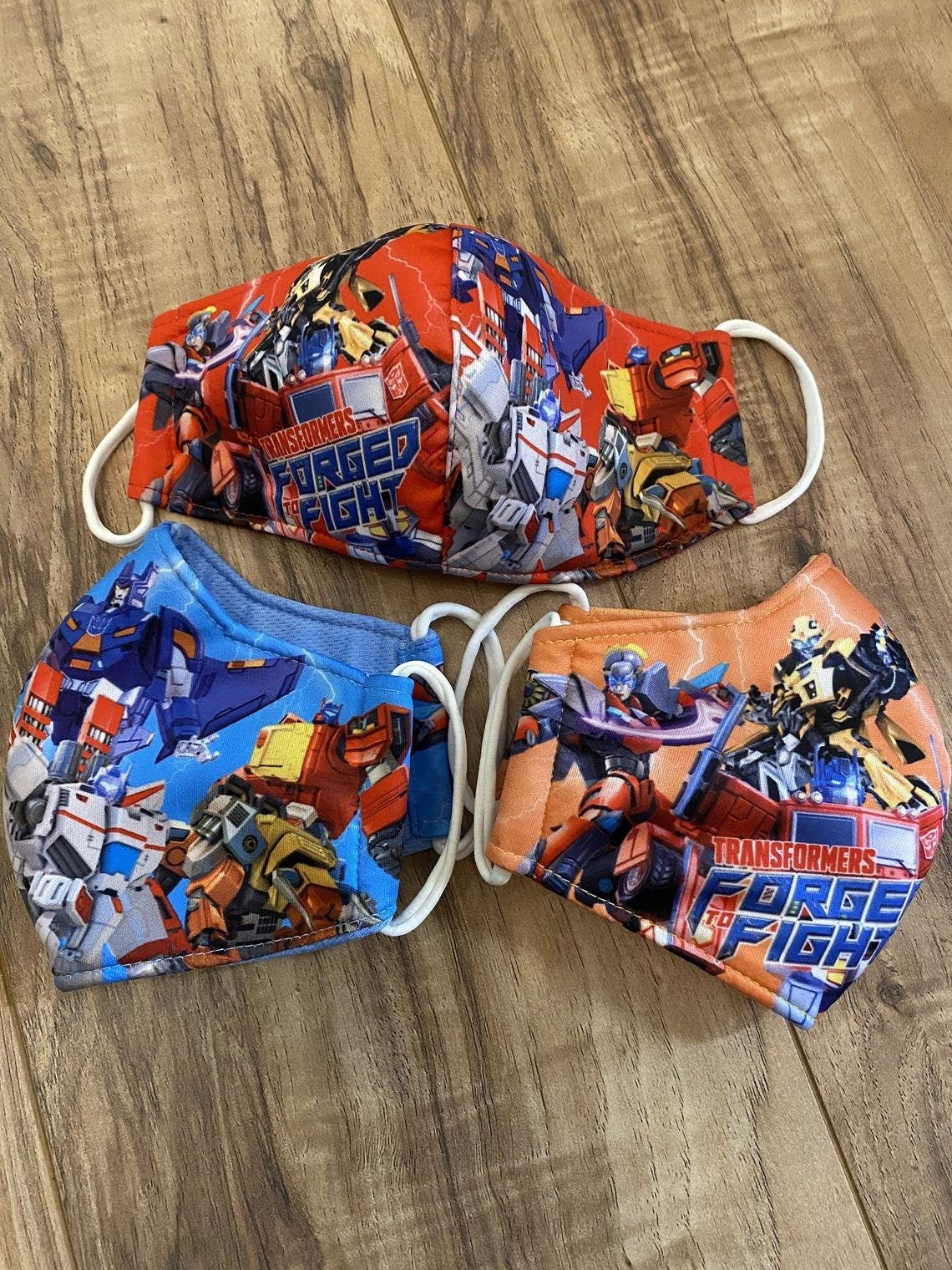 Unisex Kids 3D 100% Cotton Face Masks