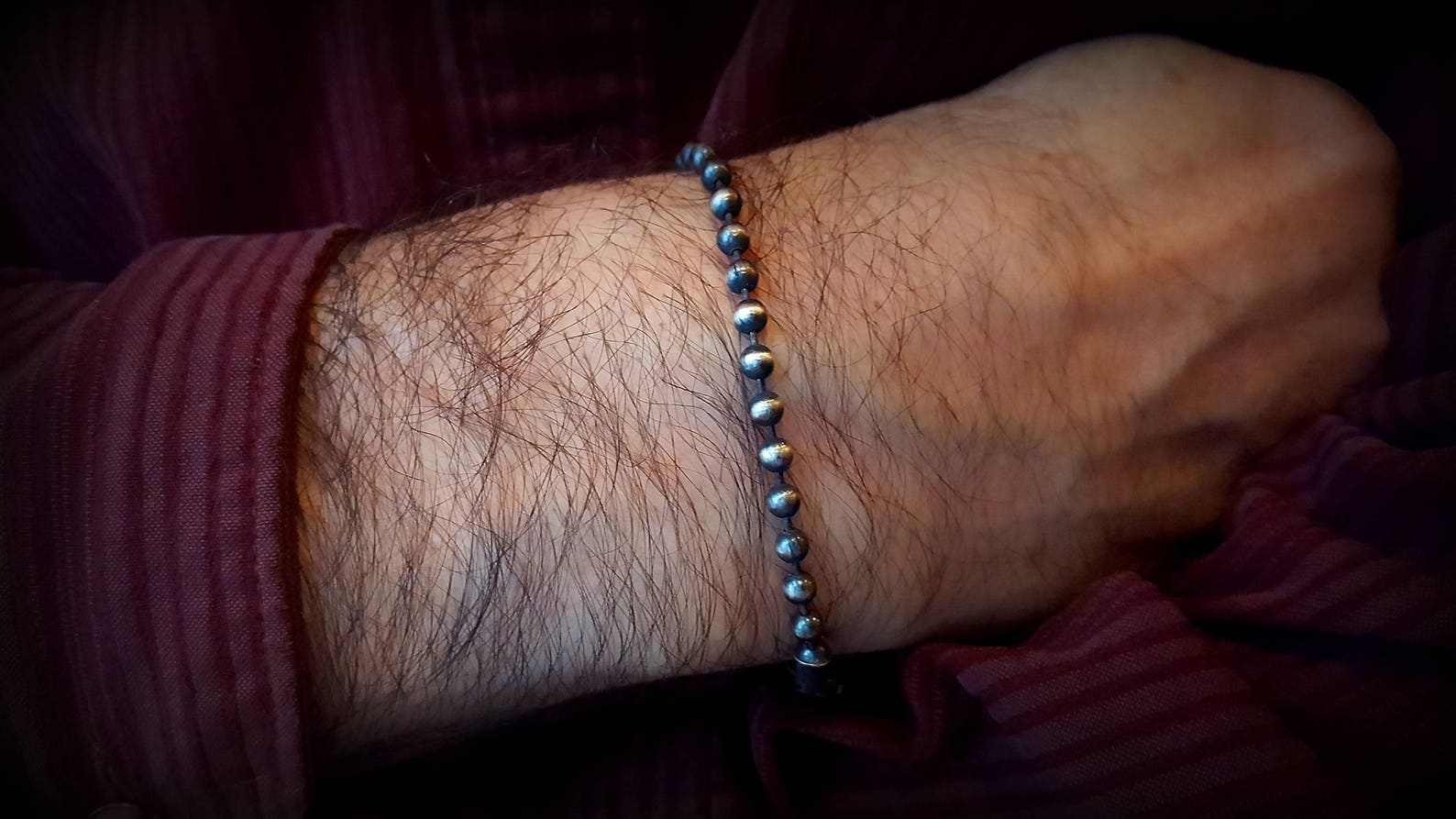 Men's Ball Chain Bracelet 4mm Sterling Bracelet Ball Etsy