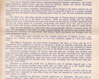 Old Galveston Texas Retro Beach Scrapbook Ephemera Junk Journal Printable Labels Tags Papers Postcards Stickers Documents Digital Download