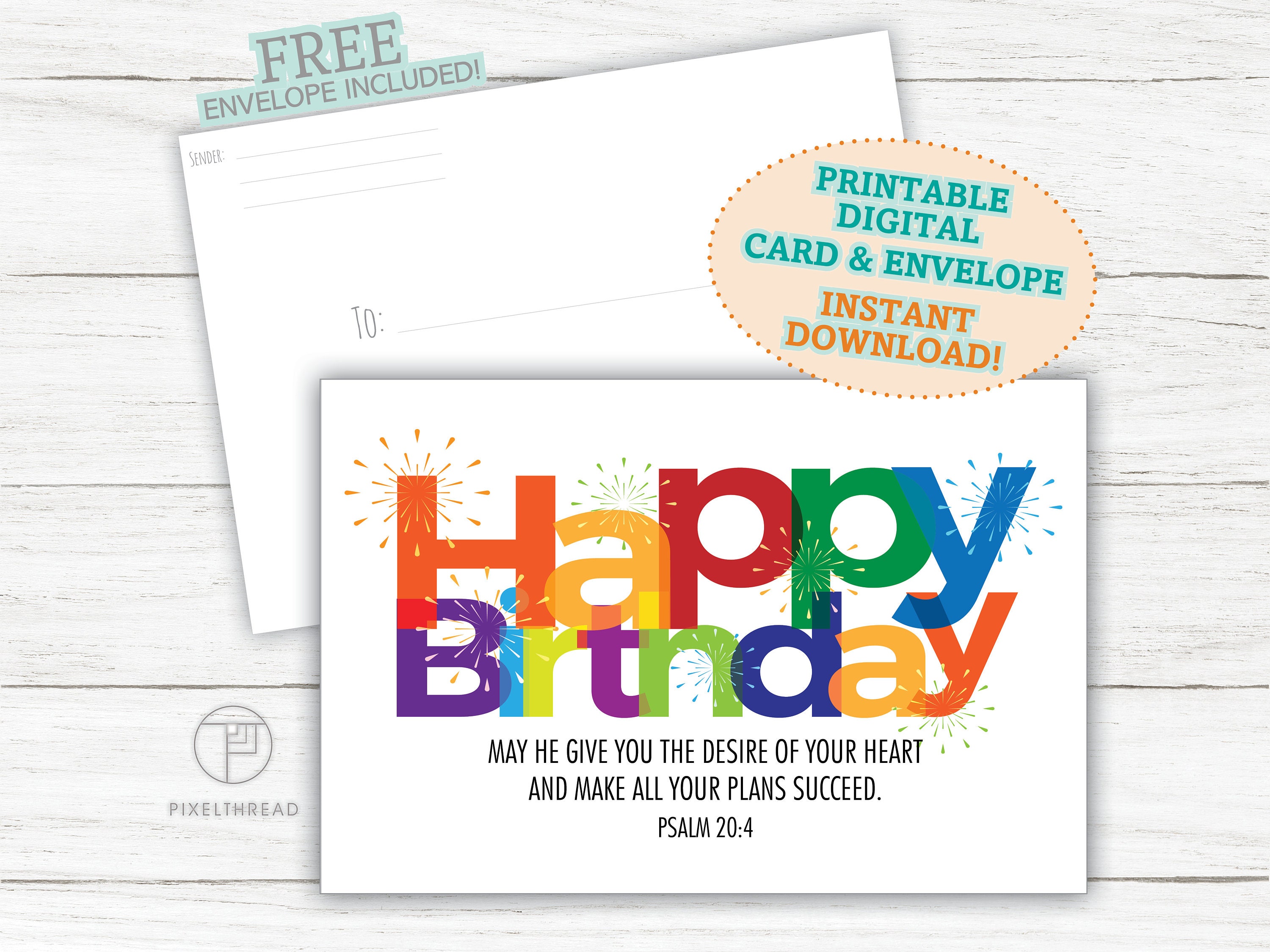 Birthday wish quote - Etsy België, image size:3000x2250
