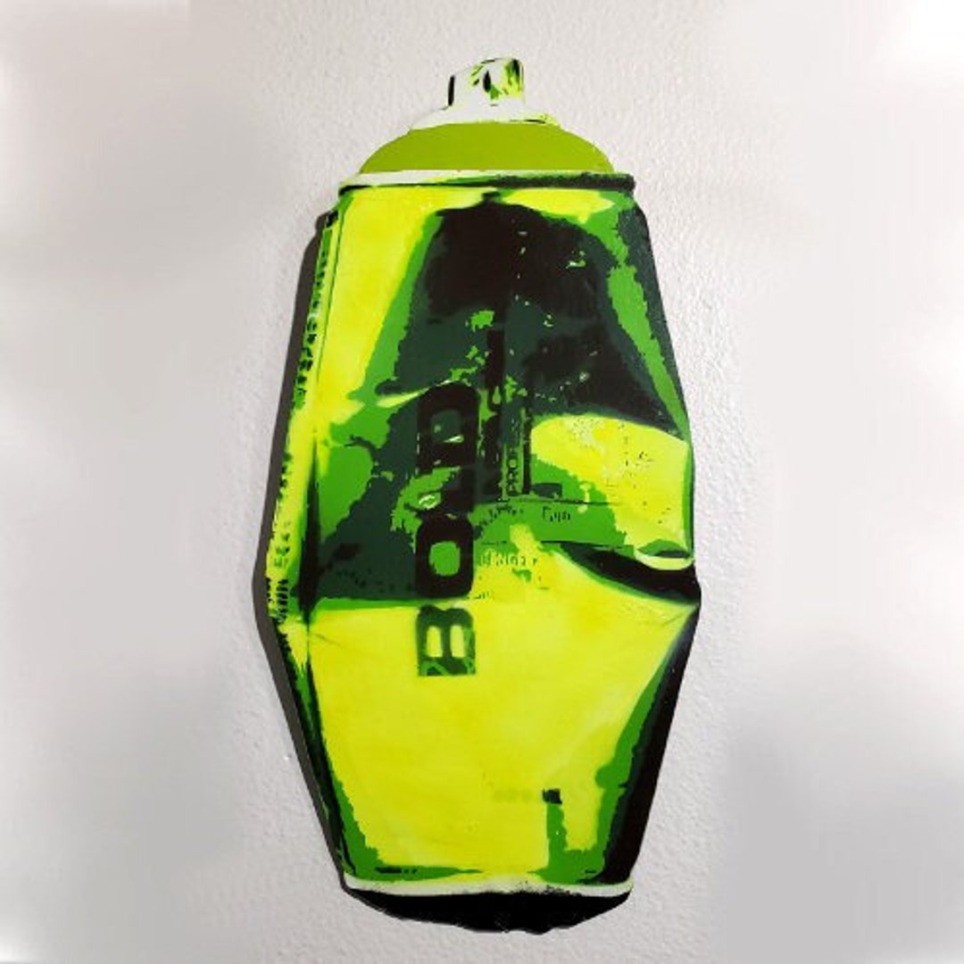 BOLD Graffiti Spray Can Wall Art, Custom Spray Paint Art by Brandon