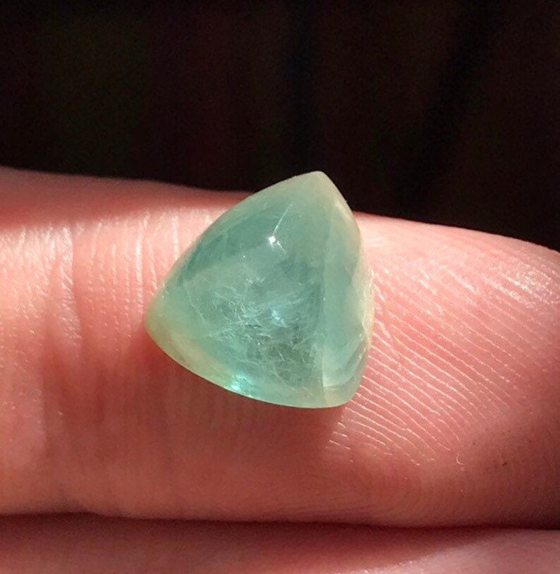 Grandidierite Trilliant Cabochon Madagascar Rare Gem!